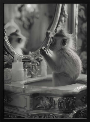 Monkey Bathroom Bussiness Poster