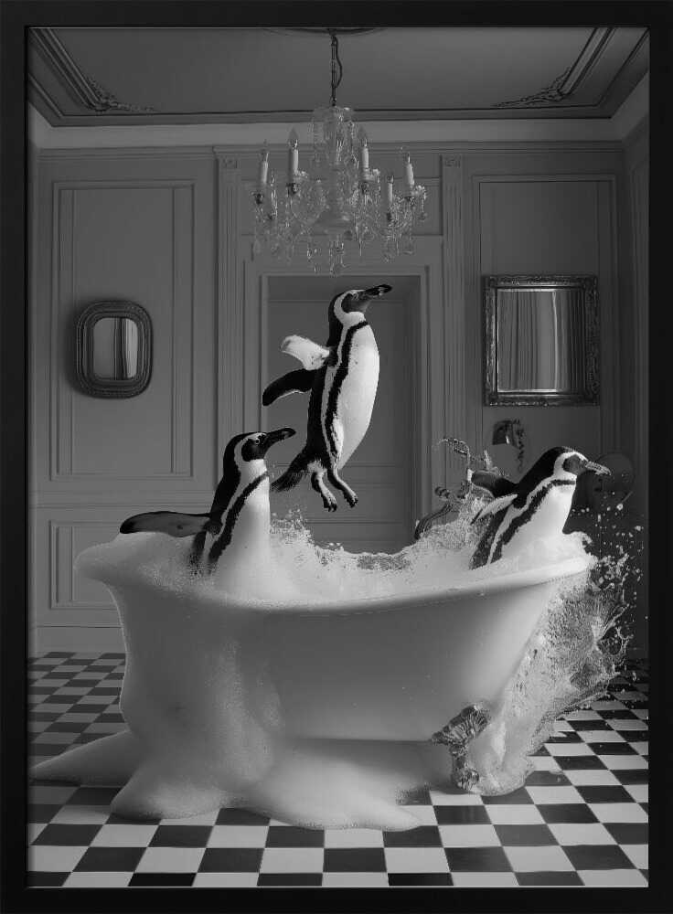Penguin Party Poster
