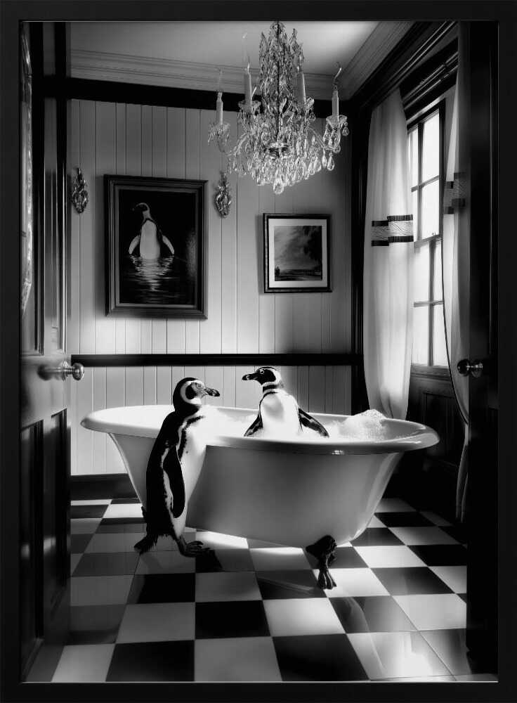 Penguin Romance Poster