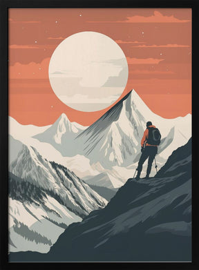 The Mountain Climber No 1 Poster