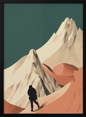 The Mountain Climber No 2 Poster