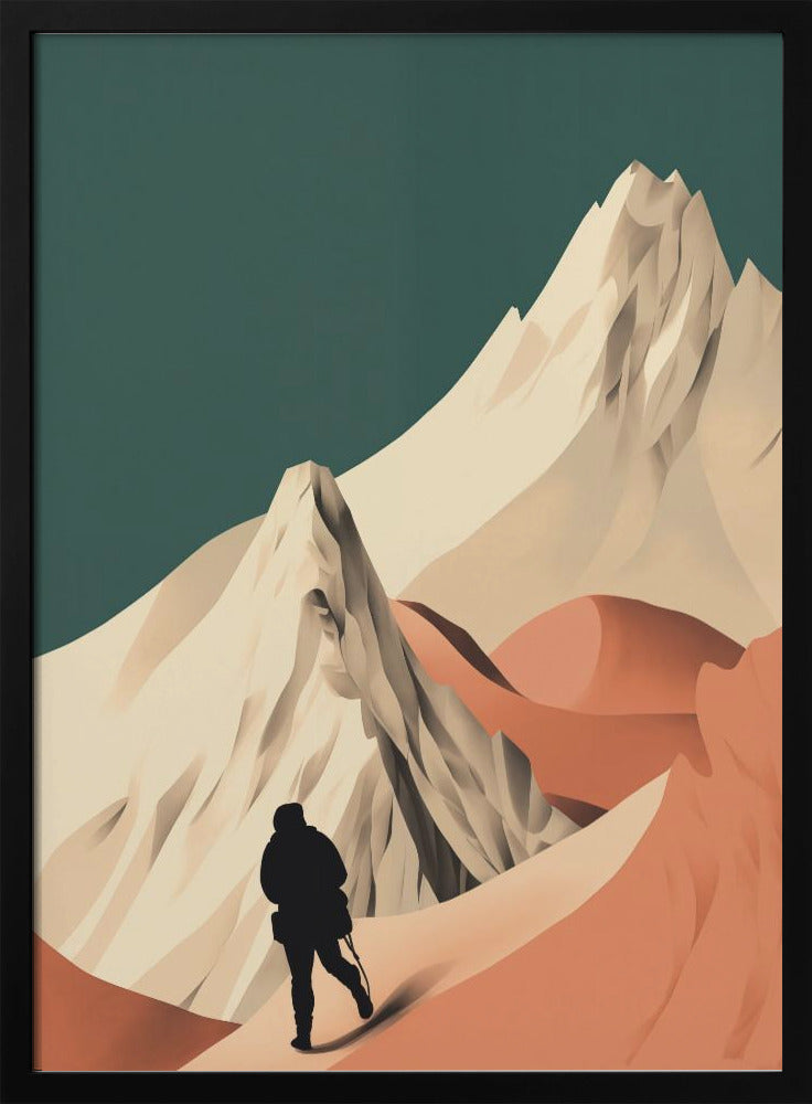 The Mountain Climber No 2 Poster