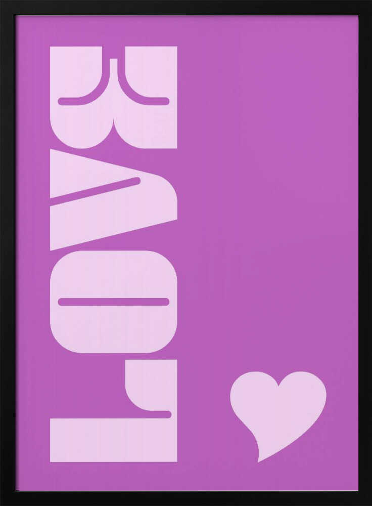 Purple Love Vibe Poster