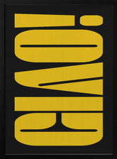 Abstract Typography Artwork Poster