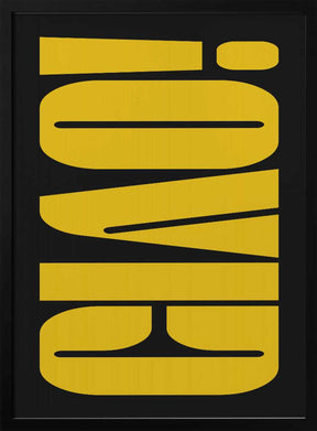 Abstract Typography Artwork Poster