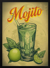 Lime Breeze Drink Poster