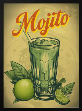 Lime Breeze Drink Poster