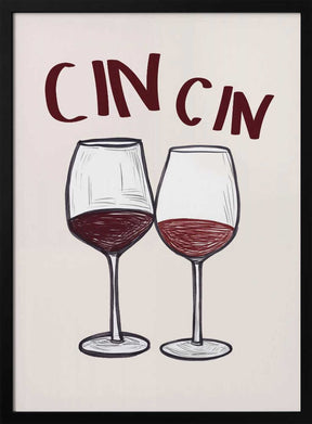 Wine Toast Duo Poster