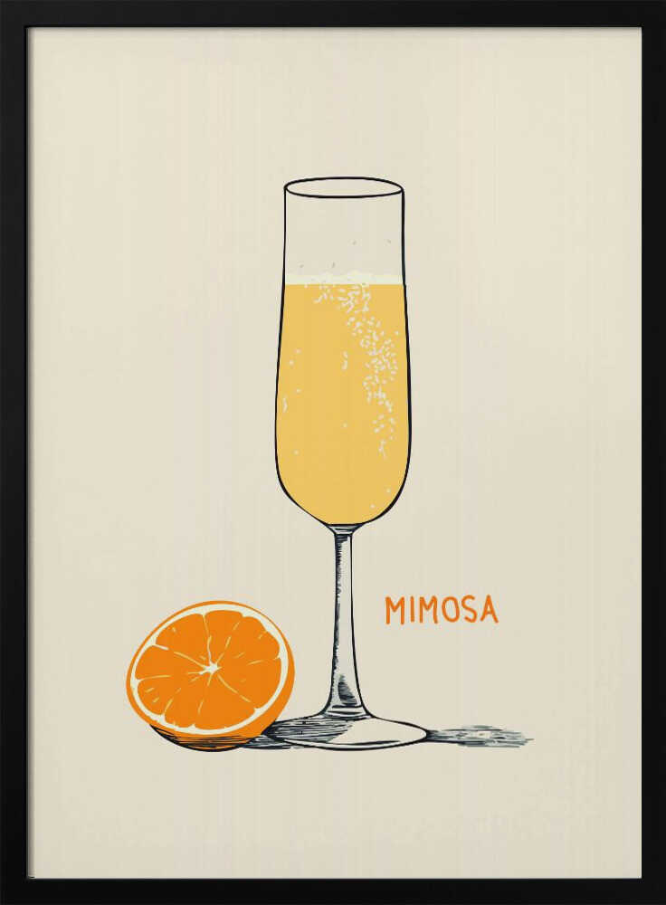 Bubbly Brunch Vibe Poster