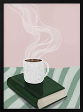 Coffee and book Poster