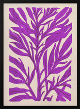 The Tree Branch with Purple Leaves Poster