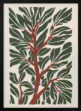 The Tree Branch with Green Leaves Poster
