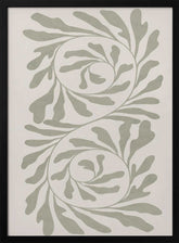 Olive Green Abstract Poster