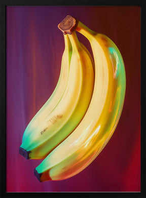 Neon Banana Fusion Poster