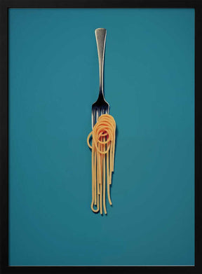 Pasta Swirl Symphony Poster