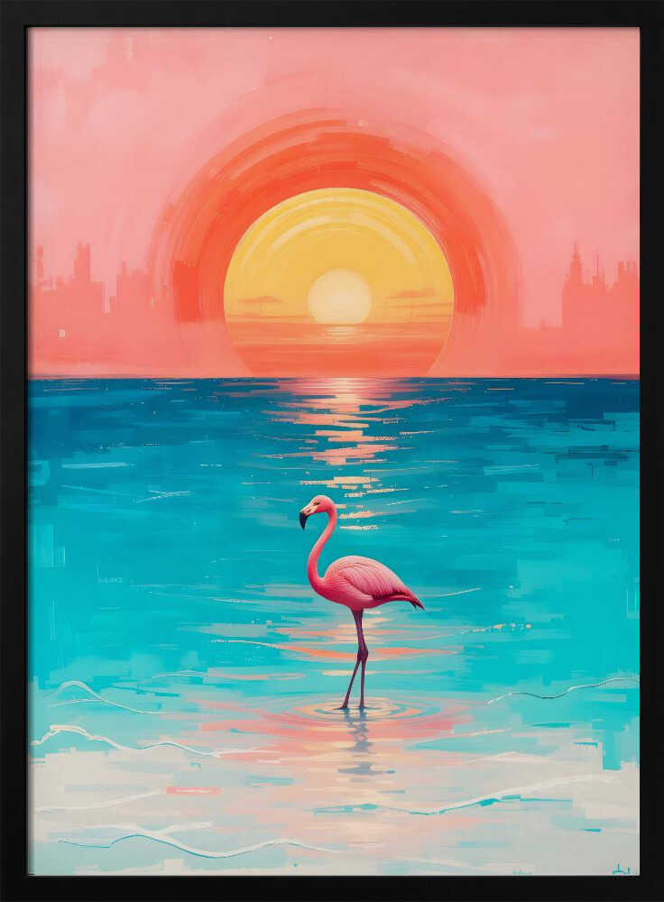 Just Vibin’ By the Sea Poster