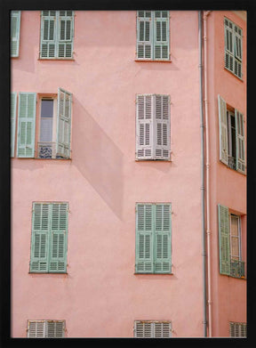 Pink Building Poster