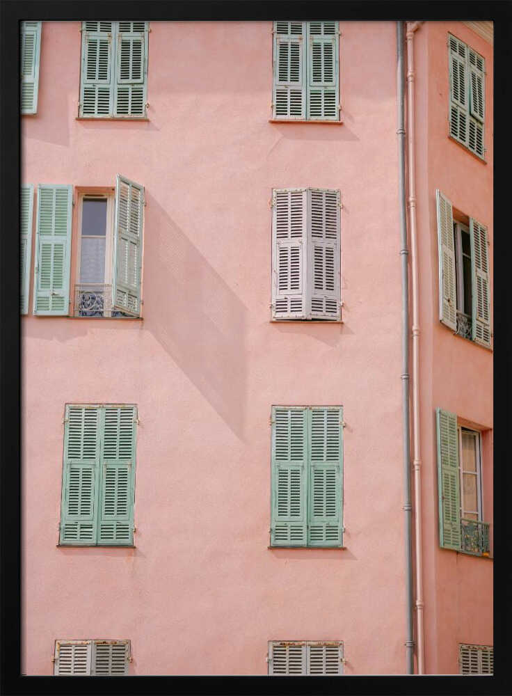 Pink Building Poster