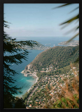 Green Hills And Turquoise Waters Poster