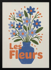Charming Blue Blooms Poster