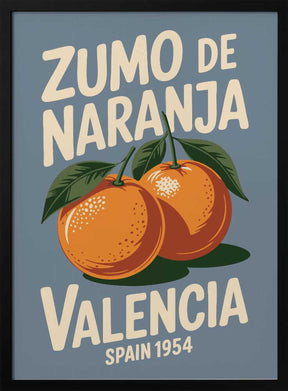 Valencia Oranges Poster