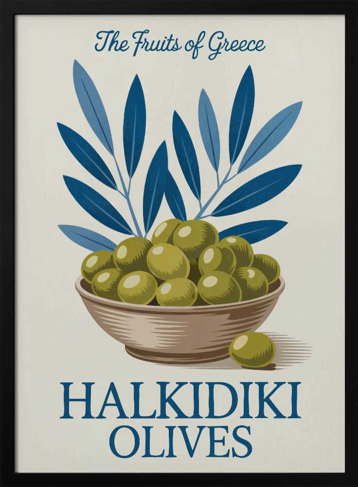 Halkidiki Olives Delight Poster