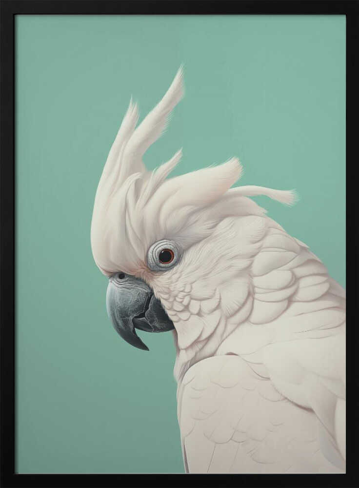 White Cockatoo Poster