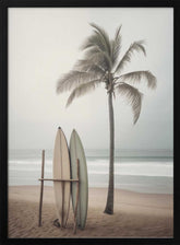 Beach Surfboards Poster