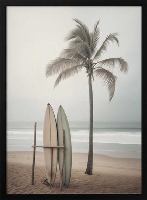 Beach Surfboards Poster