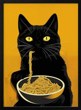 Noodle Cat No 2 Poster