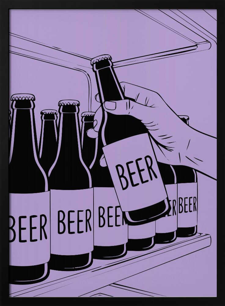 Beer Shelf Poster