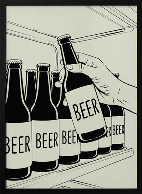 Beer Shelf Poster