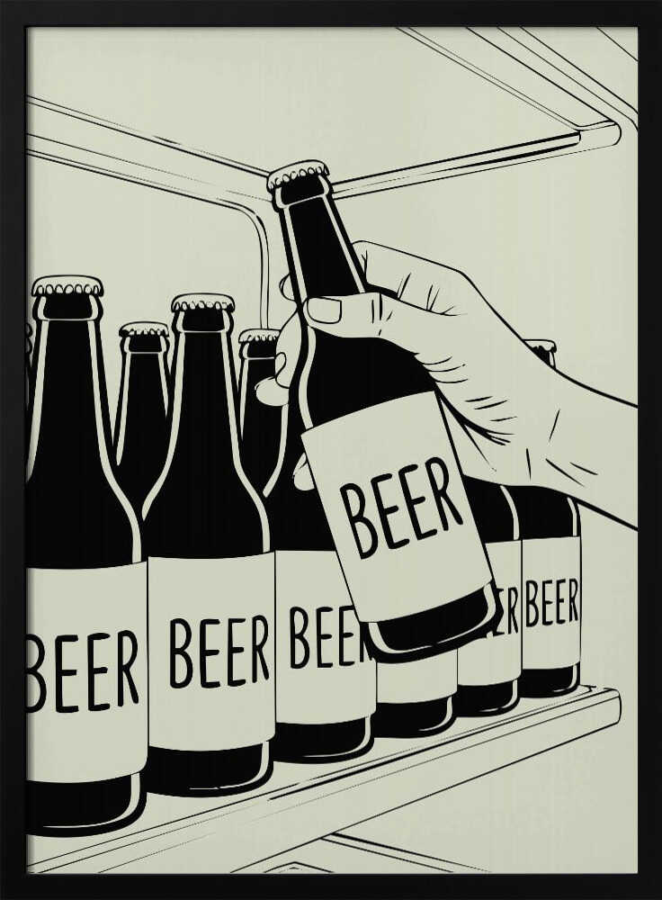 Beer Shelf Poster