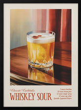 Classic Cocktails - Whiskey Sour Poster