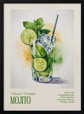 Classic Cocktails - Mojito Poster