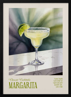 Classic Cocktails - Margarita Poster