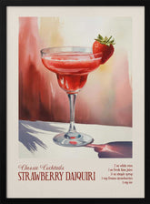 Classic Cocktails - Strawberry Daiquiri Poster