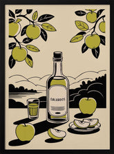 Calvados Bottle Poster