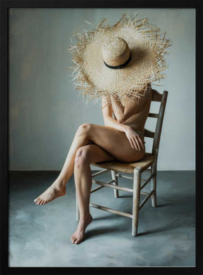 The Girl In the Straw Hat Poster