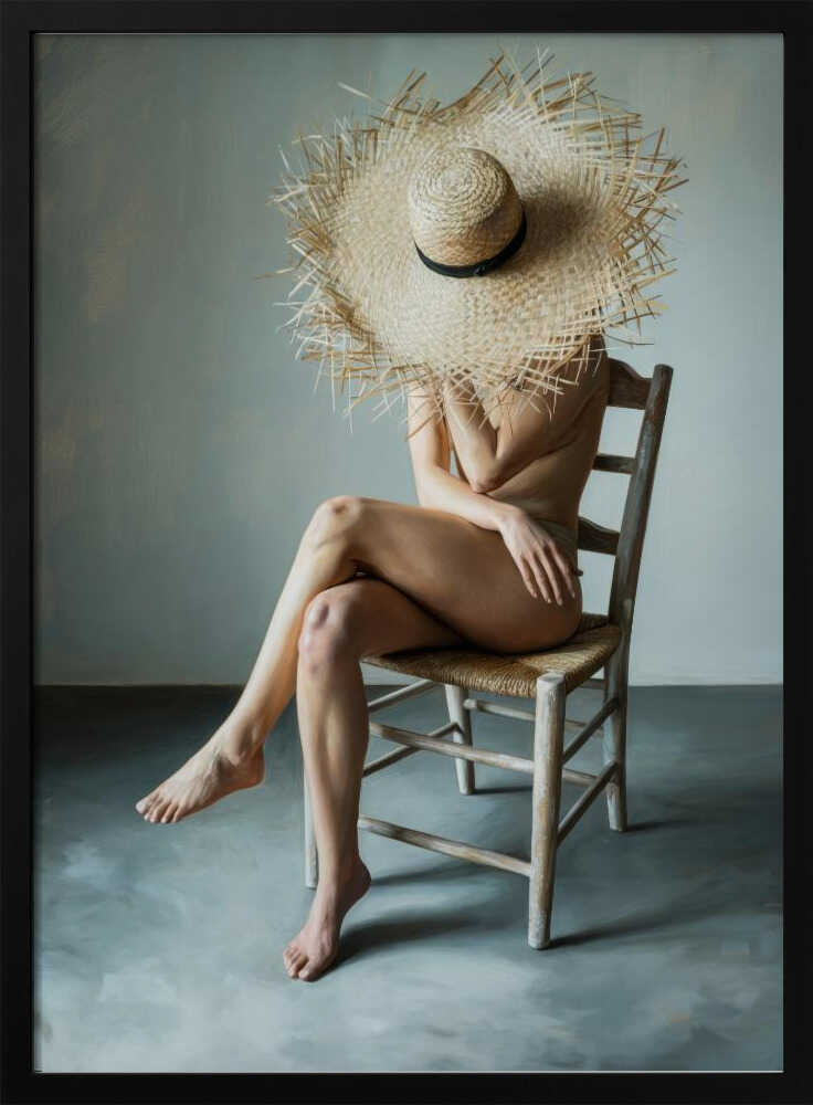 The Girl In the Straw Hat Poster