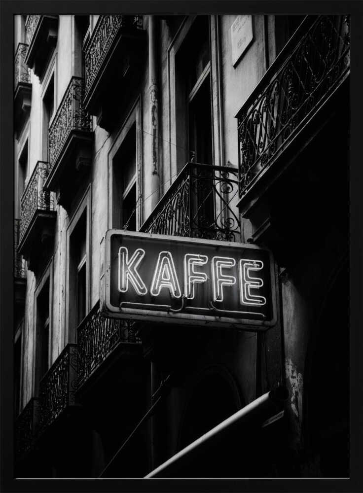 Kaffe Skylt Poster