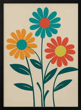 Boho Flowers Series No 9 Poster