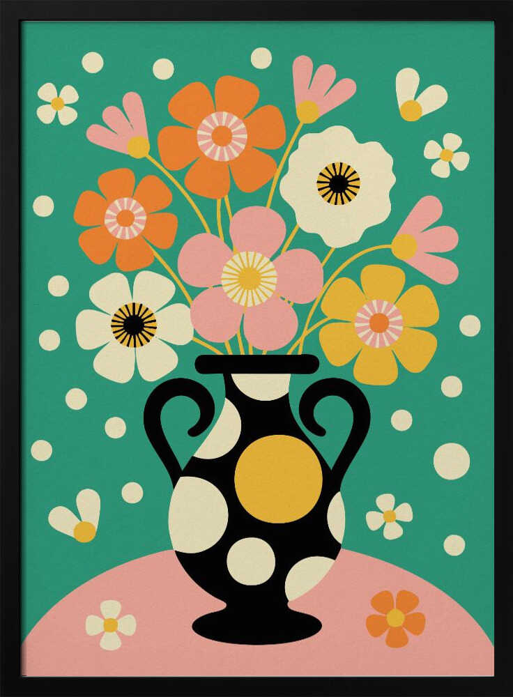 Bouquet of Bold Flowers Poster