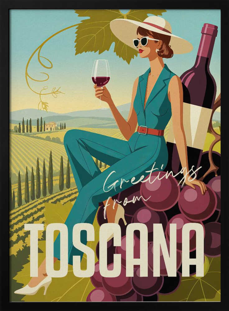 Greetings From Toscana Poster