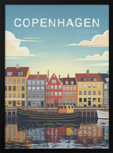 Copenhagen Travel Poster Poster