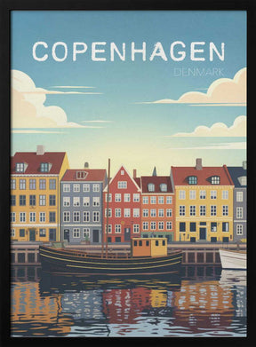Copenhagen Travel Poster Poster