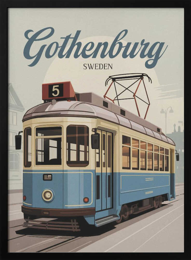 Gothenburg Travel Poster Poster