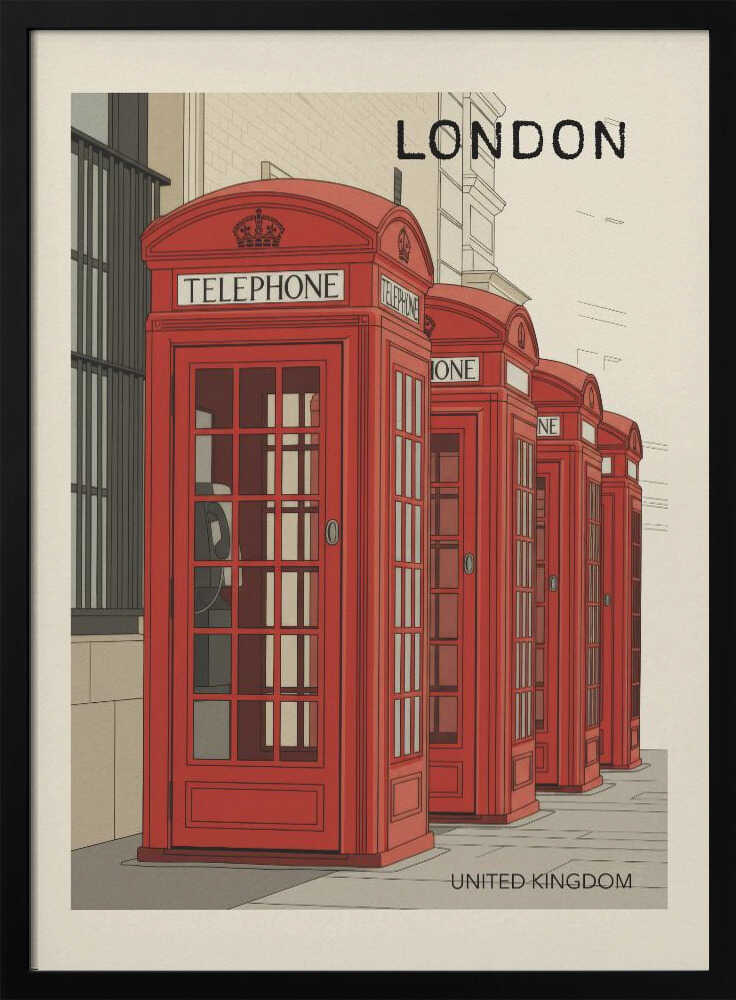 London Travel Poster Poster