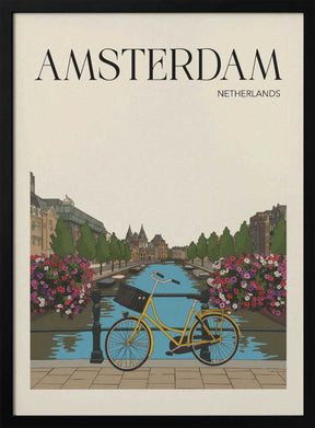 Amsterdam Travel Poster Poster