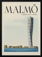 Malmö Travel Poster Poster